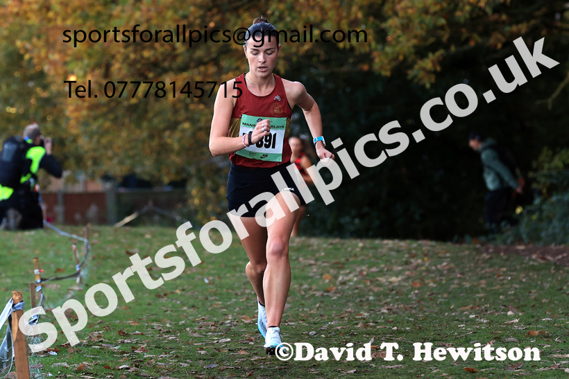 Senior Womens 2025 National Cross Country Relays, Berry Hill Park, Mansfield. Photo: David T. Hewitson/Sports for All Pics
